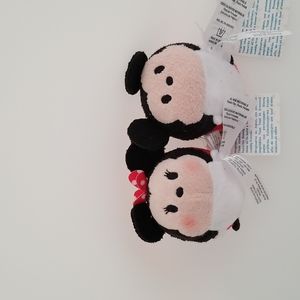 Lot of 2 Disney Tsum Tsum Mikey & Minnie plushies
